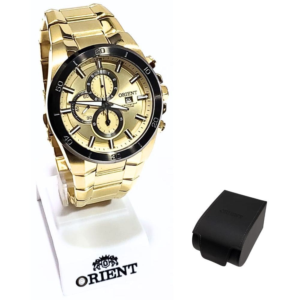 Relógio Orient Masculino Analógico Cronógrafo MGSSC050 C1KX