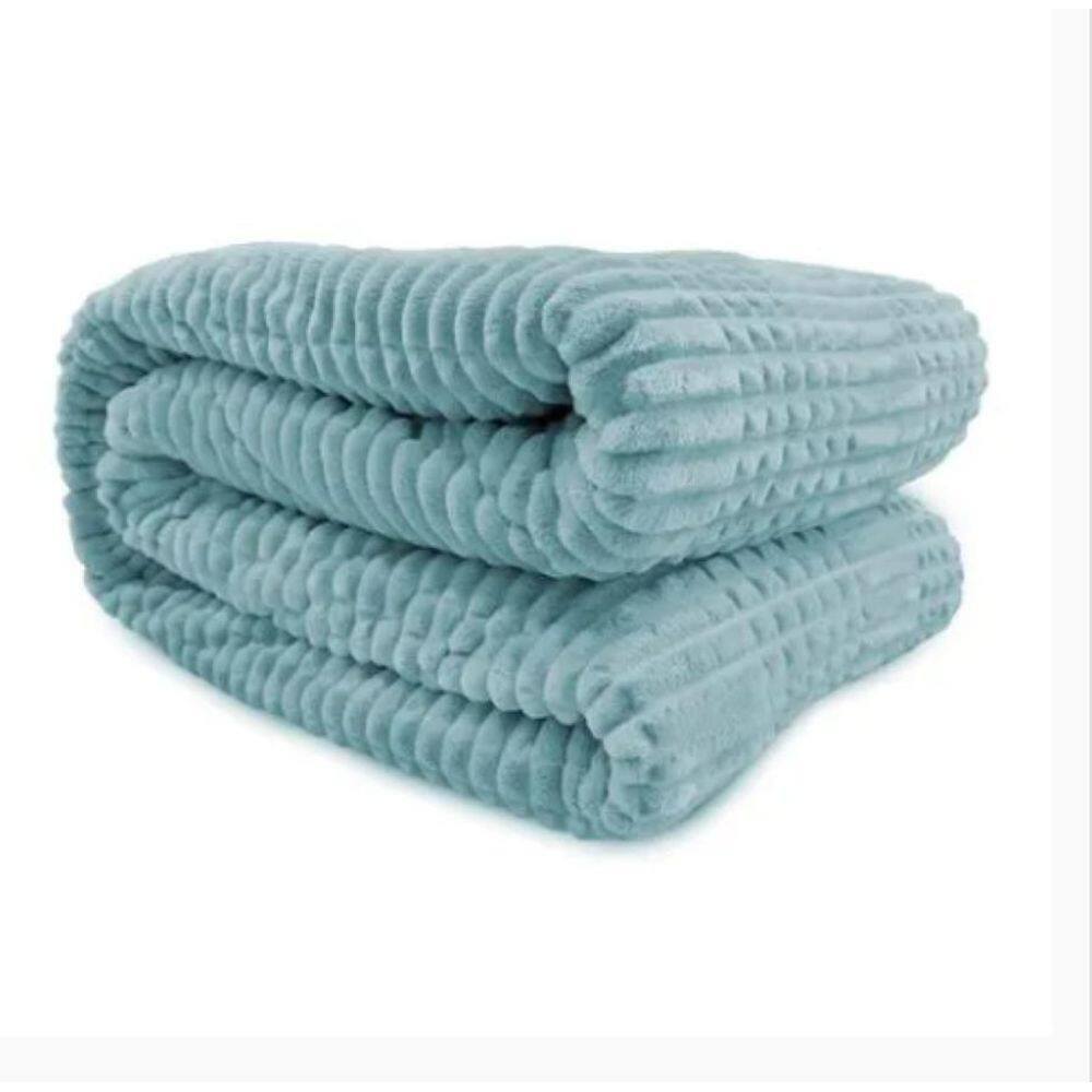 Cobertor / Manta Microfibra King Mont Blanc - Andreza Acqua