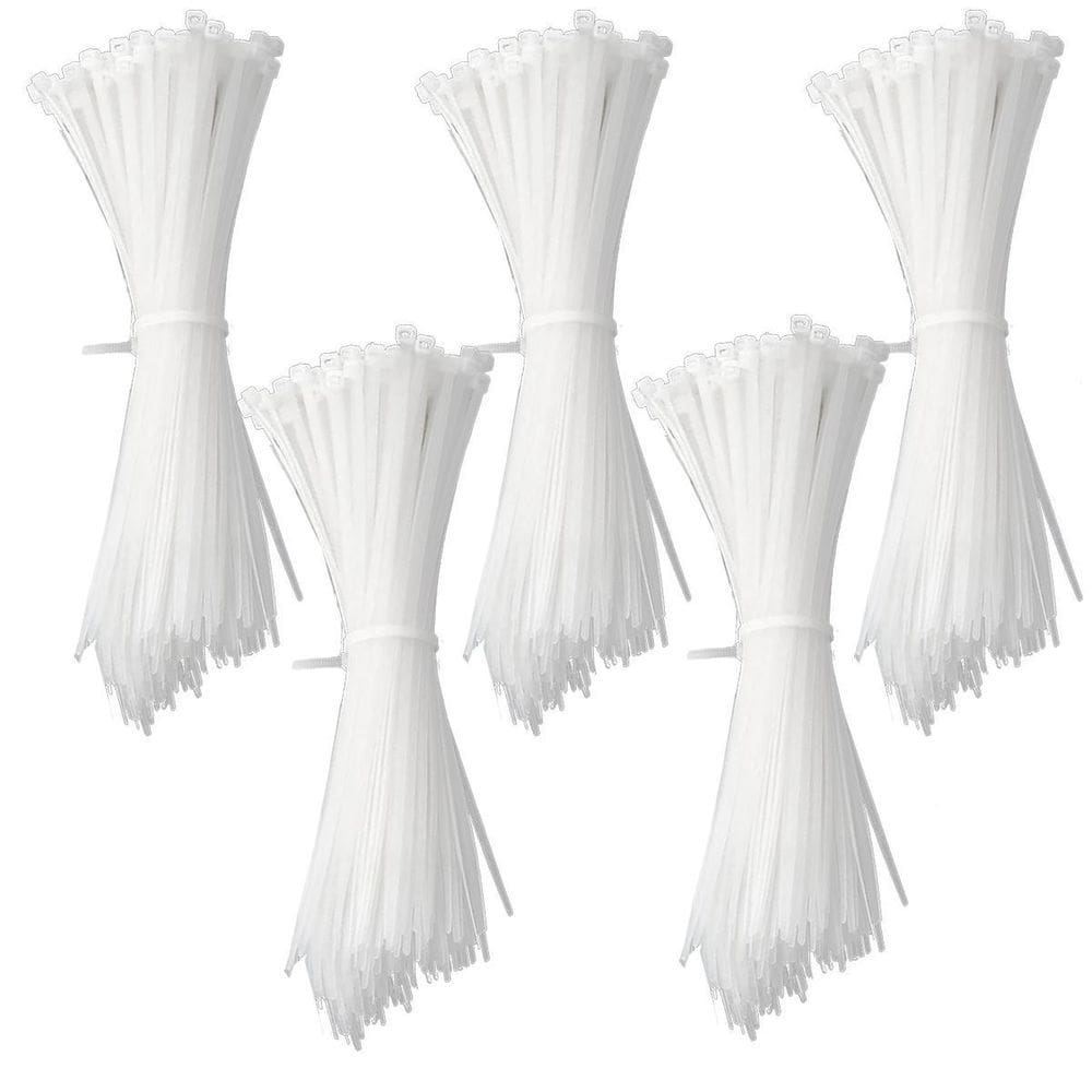 Abraçadeira Nylon Enforca Gato 3,6X150Mm Branco Com 500 Un