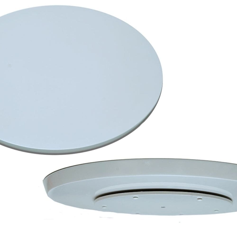 Prato Giratório para Sala de Jantar 40 Cm Off  White