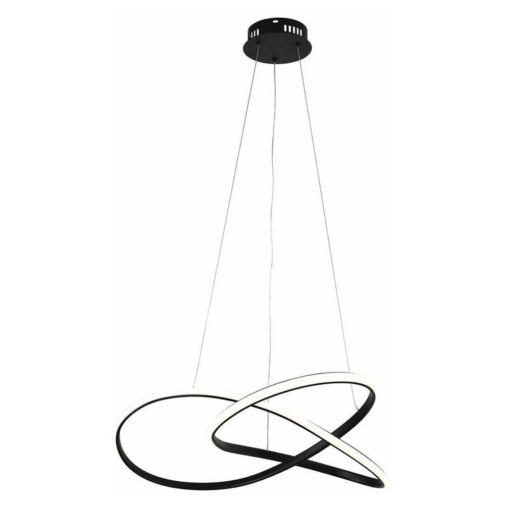 Lustre Luminária 3 em 1 Orgon Pendente Perfil Infinito Arco Led Iluminação Moderno Luxo Sala de Jantar Quarto Ambiente Residencial Recepção Comercial