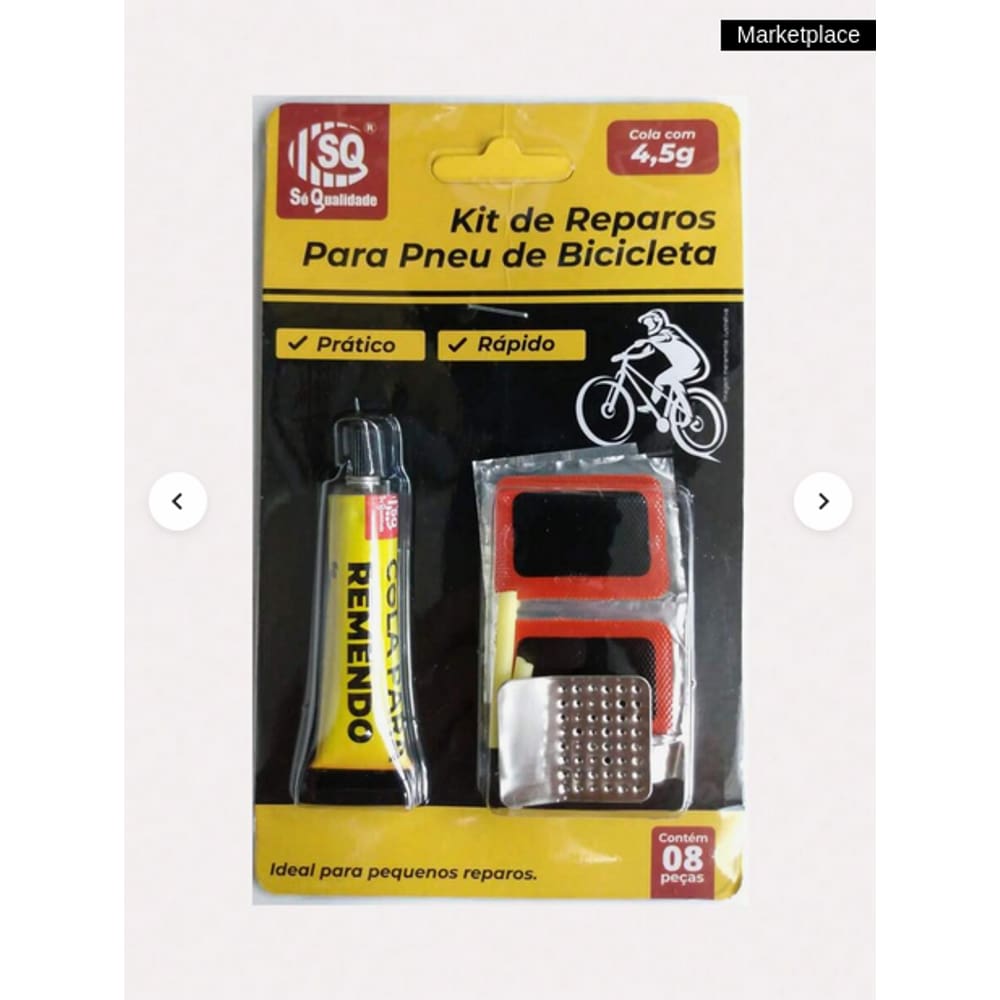 Kit Emergência Reparo Pneu Bicicleta SQ-3266N