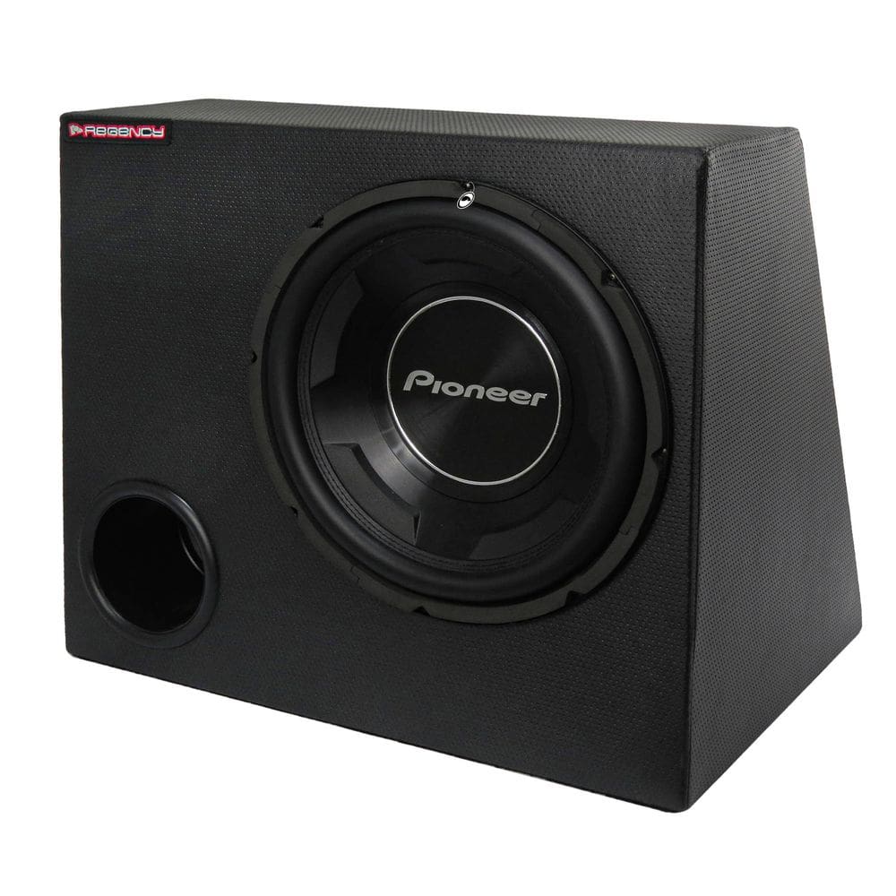 Caixa Dutada SubWoofer Pioneer TS-W3090BR 12\" Polegadas Cara Preta 600W RMS 2 Ohms