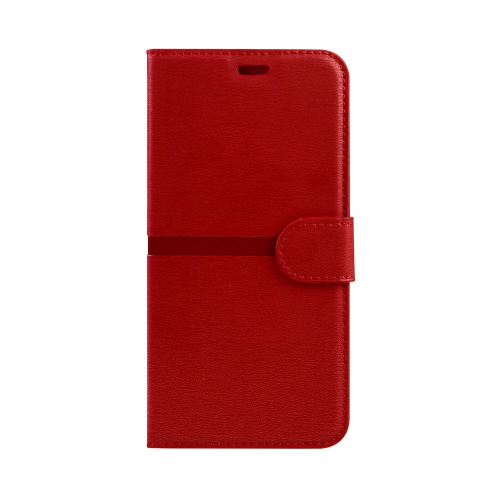 Case Capinha Flip Carteira Vermelho Para Moto Edge 50 Fusion Xt2429 6.7