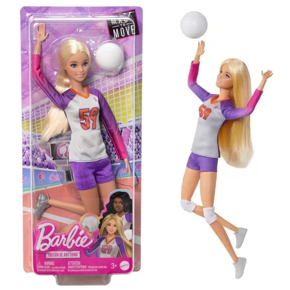 Boneca Barbie Profissionais Esportistas Hkt71 Mattel