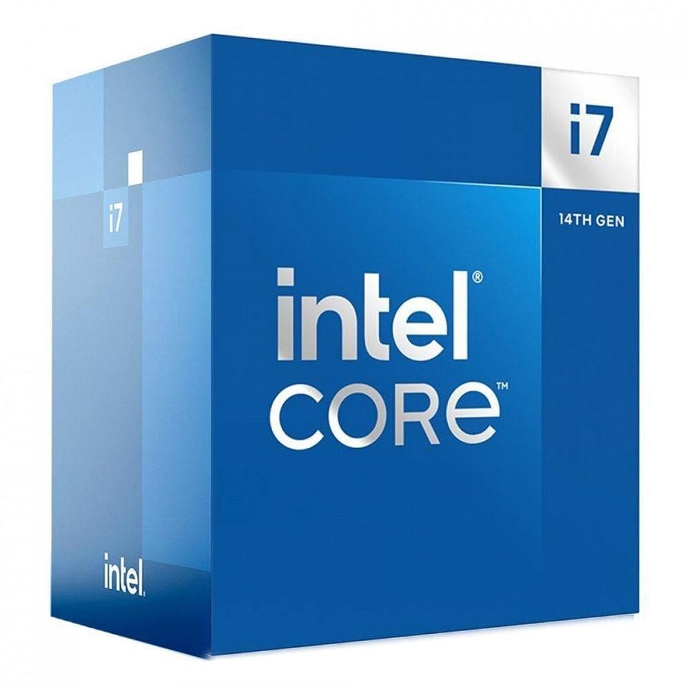 Processador Intel Core i7-14700 LGA1700, 20 núcleos, 5.4 GHz, 33 MB Intel Smart Cache, Gráficos UHD Intel 770, BX8071514700