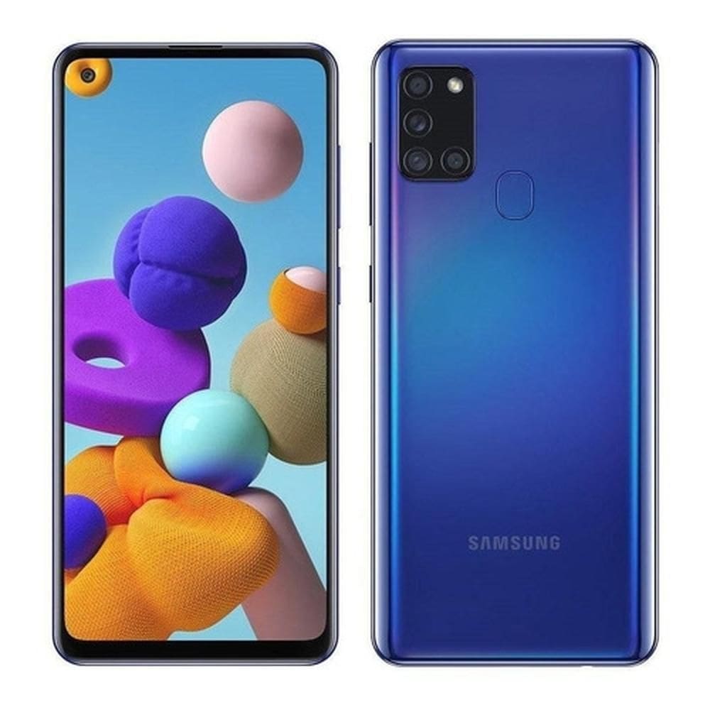 Usado: Samsung A21s 64 GB Azul - Muito Bom