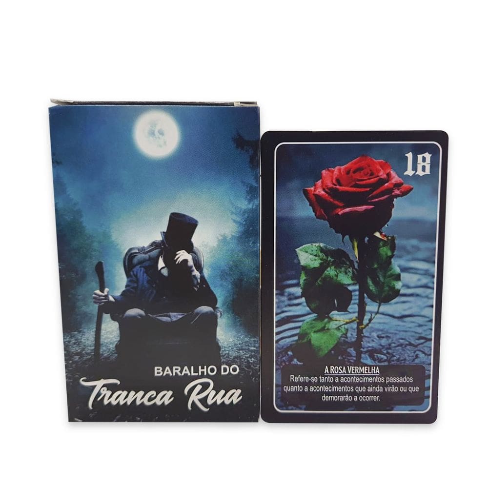 Novo Baralho Taro Exu Capa Preta Ajuda Espiritual 36 cartas