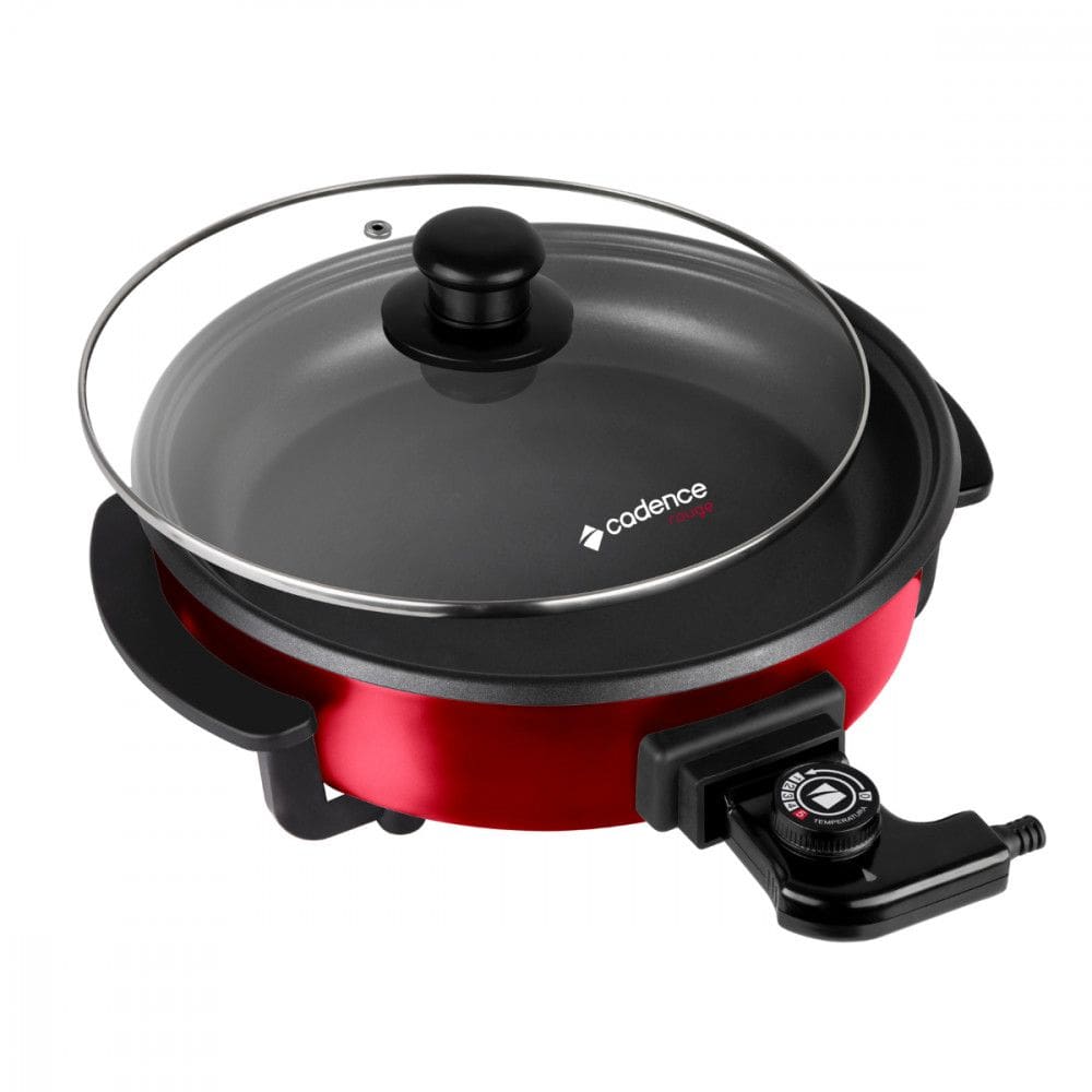 Panela Elétrica Multifuncional Rouge 30cm 220V Vermelho Cadence