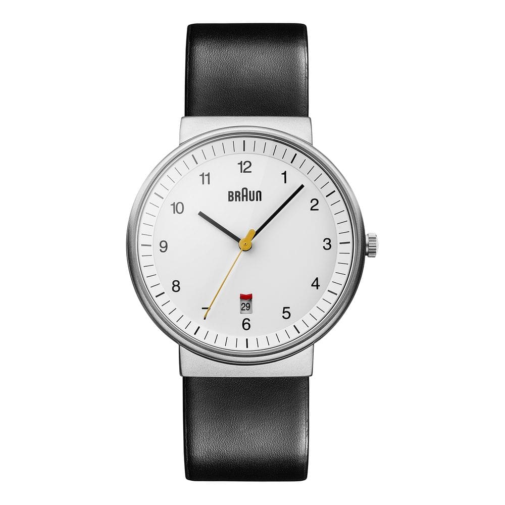 Relógio Braun BN0032WHBKG Analógico Clássico 40 mm com couro preto