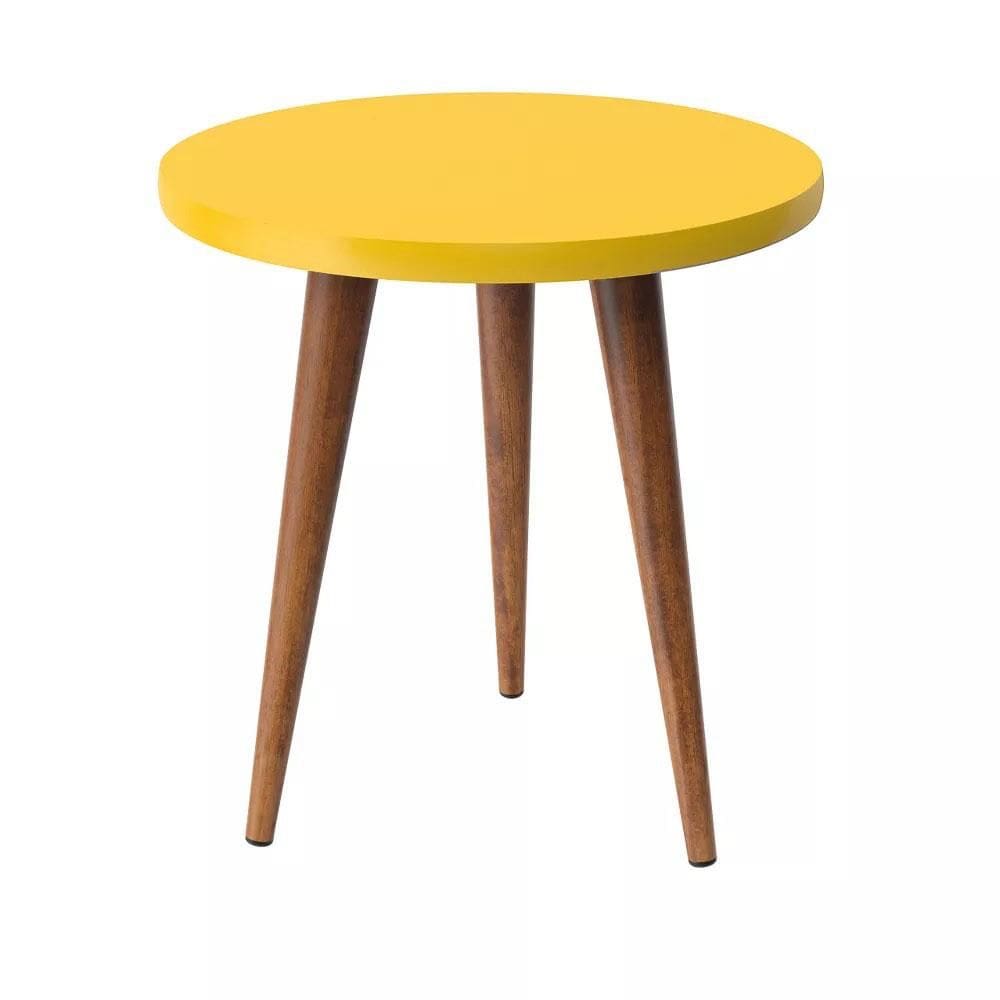 Mesa Lateral Patrimar Legs Amarela