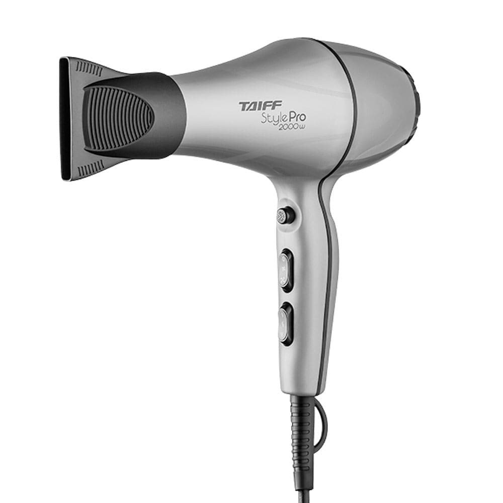 Secador de Cabelos Taiff Style Pro 2000W AC Silver 220V