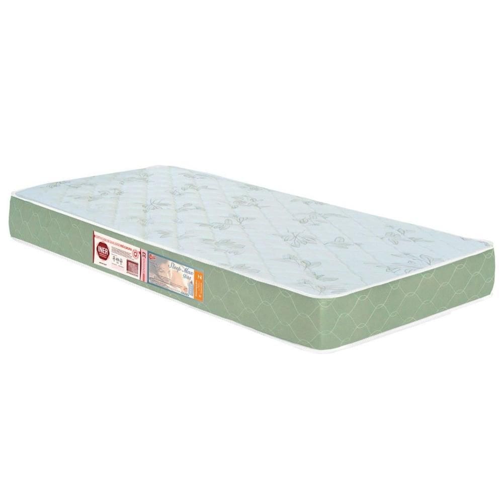Colchão Twin Size-- 100x200x18 Espuma D33 Sleep Max (Twin Size-- 100x200x18) - Castor