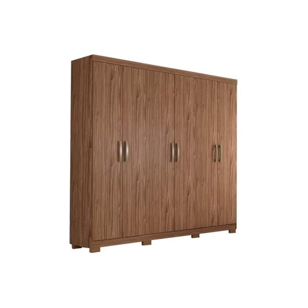 Guarda Roupa Casal 6 Portas E 3 Gavetas Clara Avelã - Panan