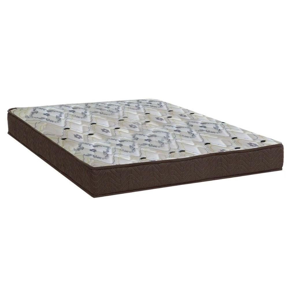 Cama Box Viúva: Colchão Espuma D45 Ortobom / Anatômico Fort Tech ISO 150 + Base CRC Suede Brown(128x188x18)