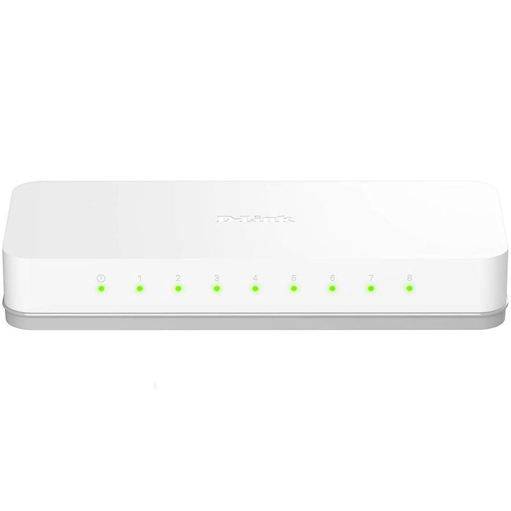 Switch de Mesa D-Link DES-1008C, 8 Portas, 10/100 Mbps, Branco