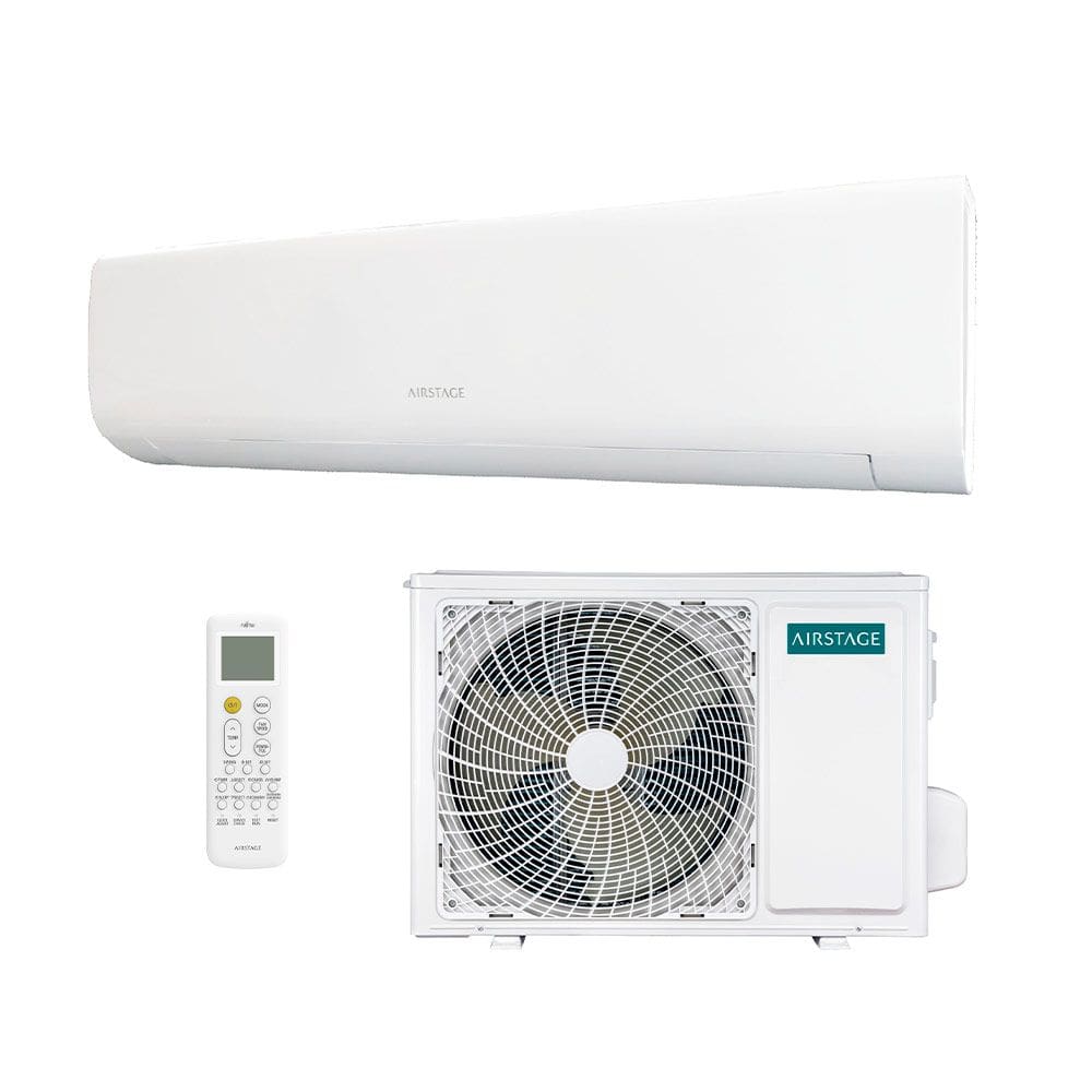 Ar Condicionado Split High Wall Inverter R-32 Fujitsu Airstage Essencial 24000 Btus Quente/frio 220V Monofásico ASKA24KPBA