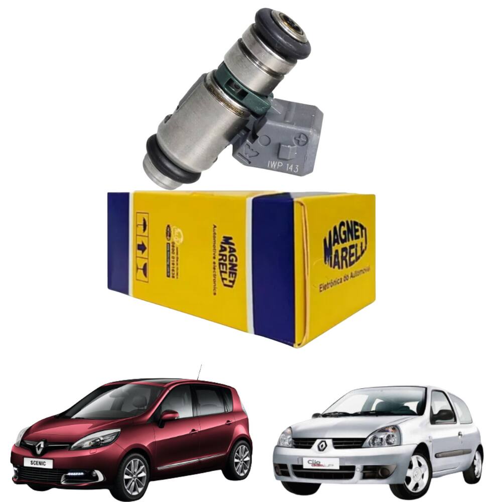 Bico Injetor Renault Clio Scenic 1.6 16V 2001 a 2013 IWP143