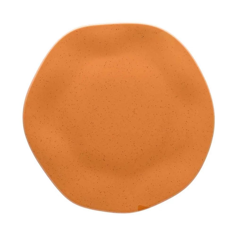 Prato Sobremesa Ryo Papaya Porcelana 21,5Cm Oxford Laranja