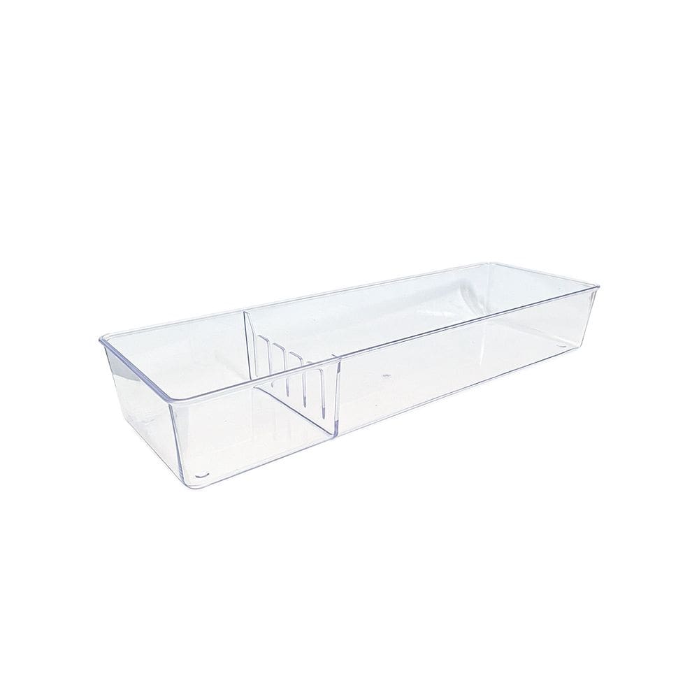 Organizador Gaveta De Cozinha Compacto 34cm Porta Facas Faqueiro Protetor Lamina Transparente
