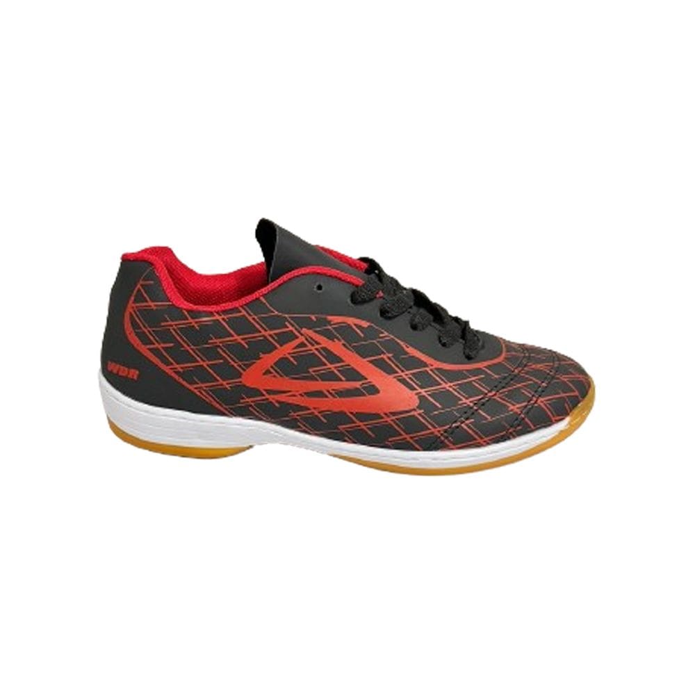 Chuteira Wonder Fenix Futsal Masculino - Preto e Vermelho