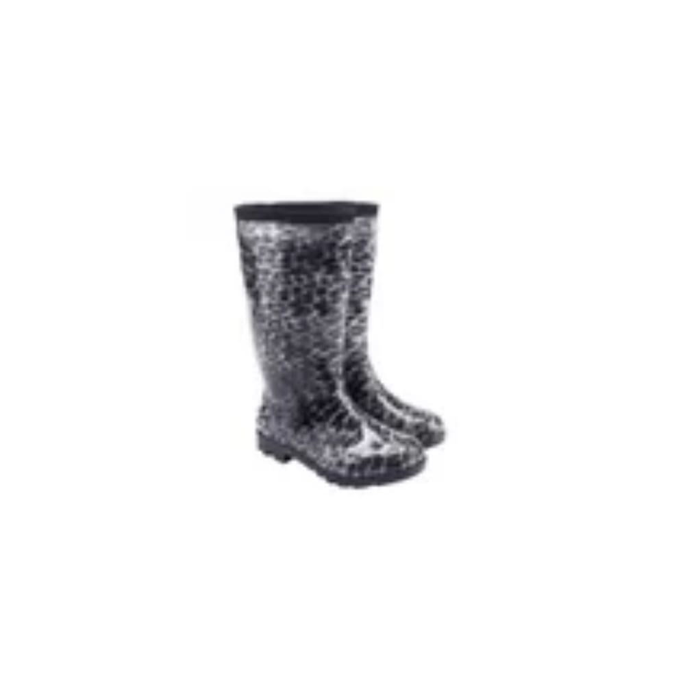 Bota Galocha de PVC Feminina Donna Onça Preta Calfor