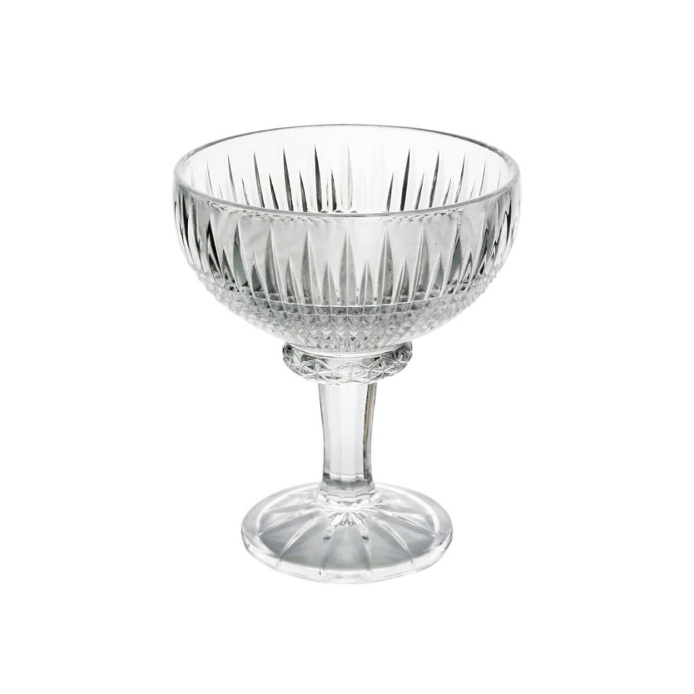 Jogo De Taças Para Sobremesa Em Cristal Queen Transparente Com 6 Peças 260ml Wolff