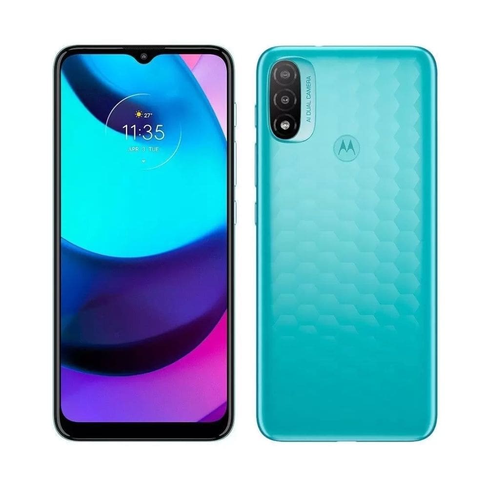 Usado: Motorola E20 32 GB Azul - Muito Bom