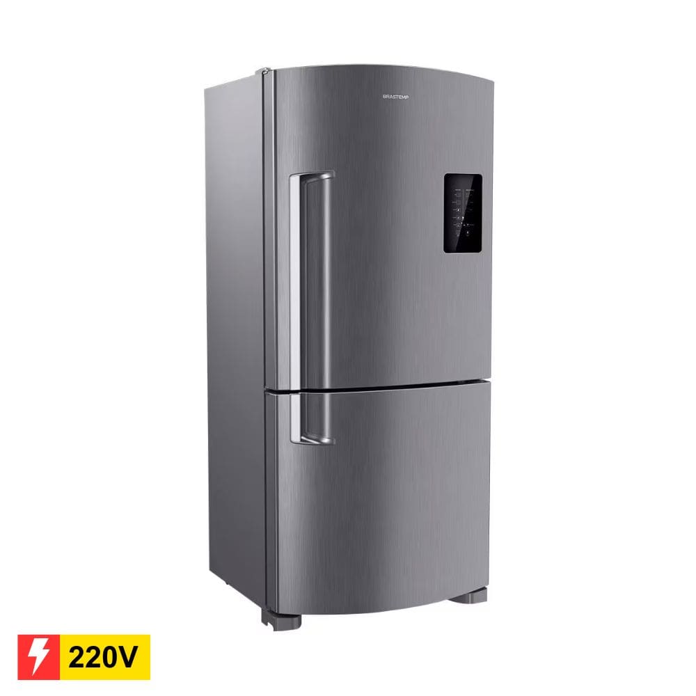 REEMBALADO: Geladeira Brastemp Inverse BRE85AK Frost Free 588L – Inox 220V