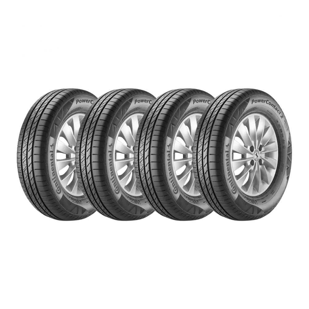 Kit 4 Pneus Continental Aro 15 195/65R15 PowerContact 2 91H