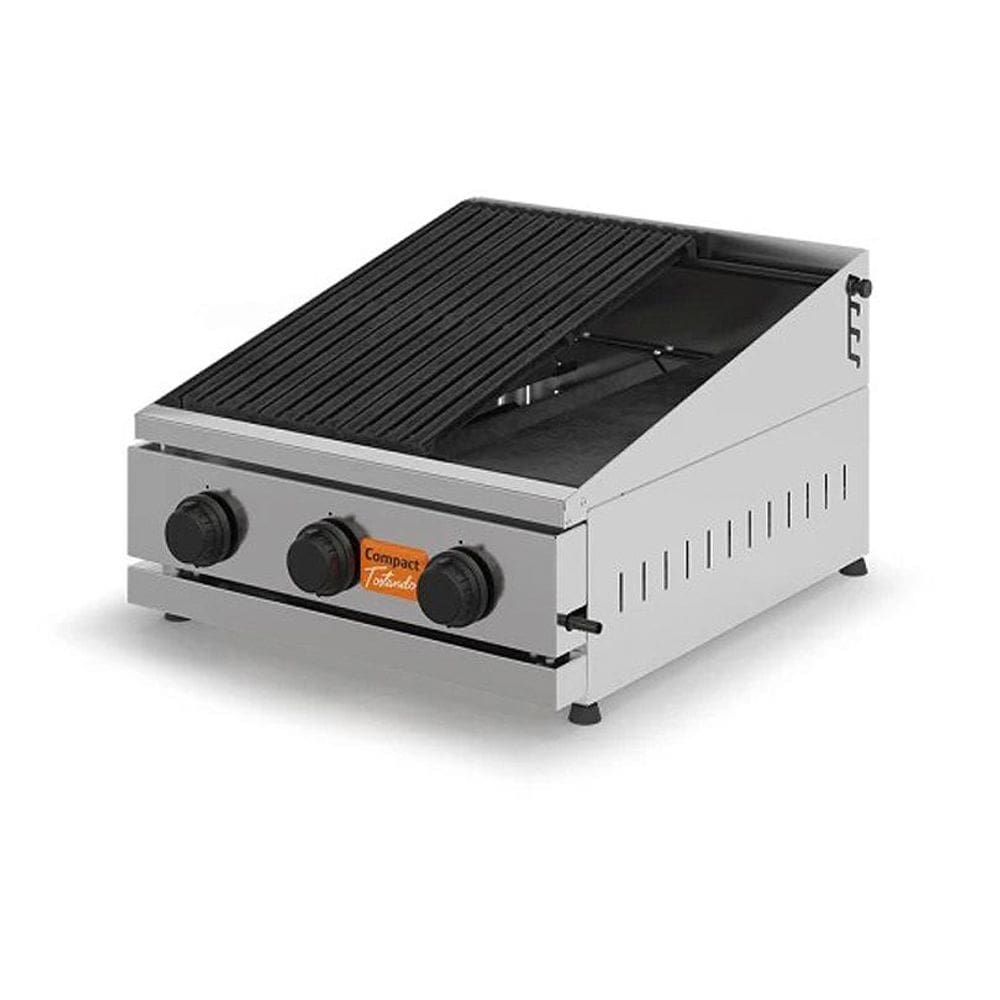 Chapa Grill Charbroiler a Gás 60 cm CHR60FL Tostando