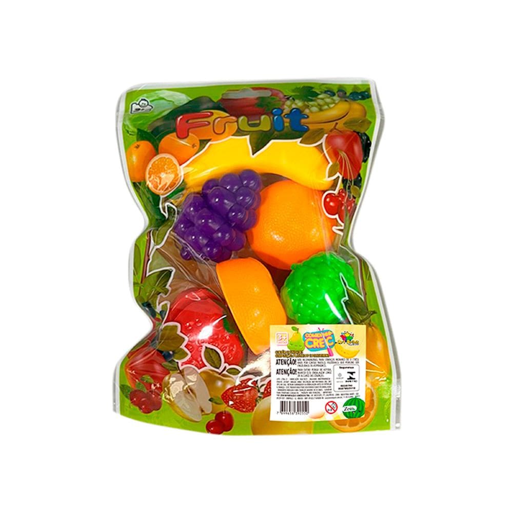 Kit Frutinhas Crec Crec Art Brinq com 5 Peças