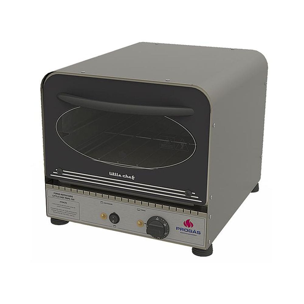 Mini Forno Refratário Elétrico PRPE-200 Little Chef Progás