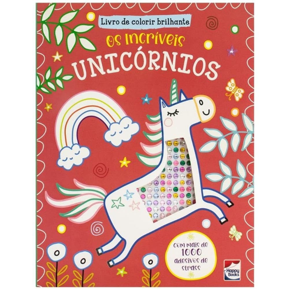 Livro de Colorir Brilhante: os Incriveis Unicornios