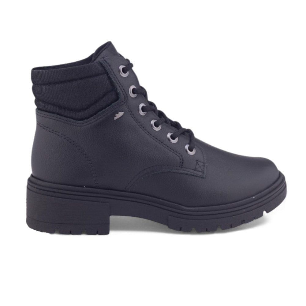 Bota Coturno couro Dakota G9781 tratorada forro salto baixo