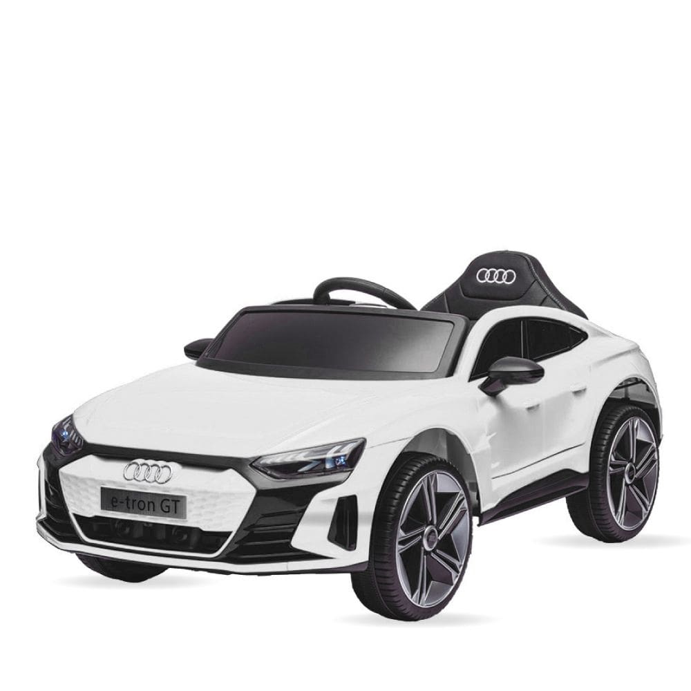 Carro Elétrico Infantil com Controle Remoto 12v Audi E-tron Sportback Branco Música Luz de Led e Carregador Bivolt Zippy Toys