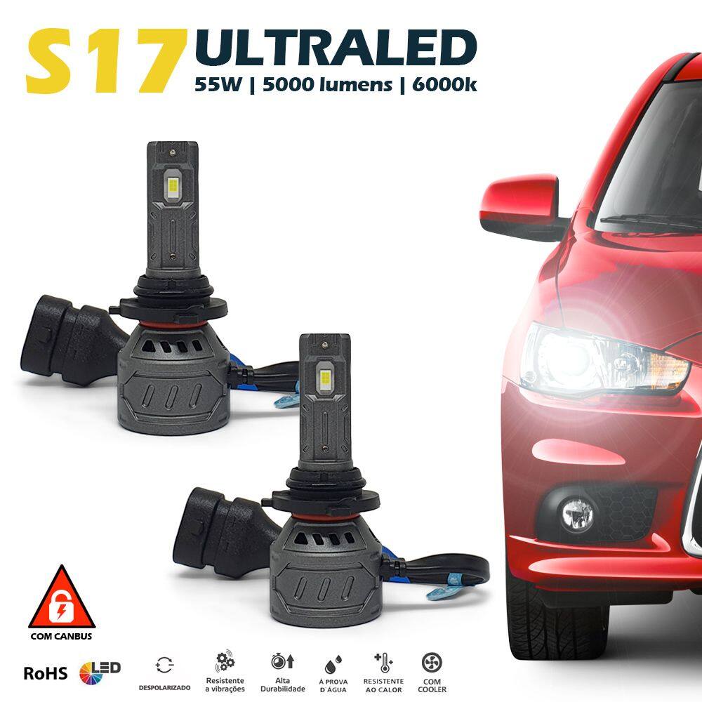Par Lâmpadas HB4 Farol Milha Fiat UP Ultra Led 10000 Lumens Canbus Canceller Não Acusa 2014 2015