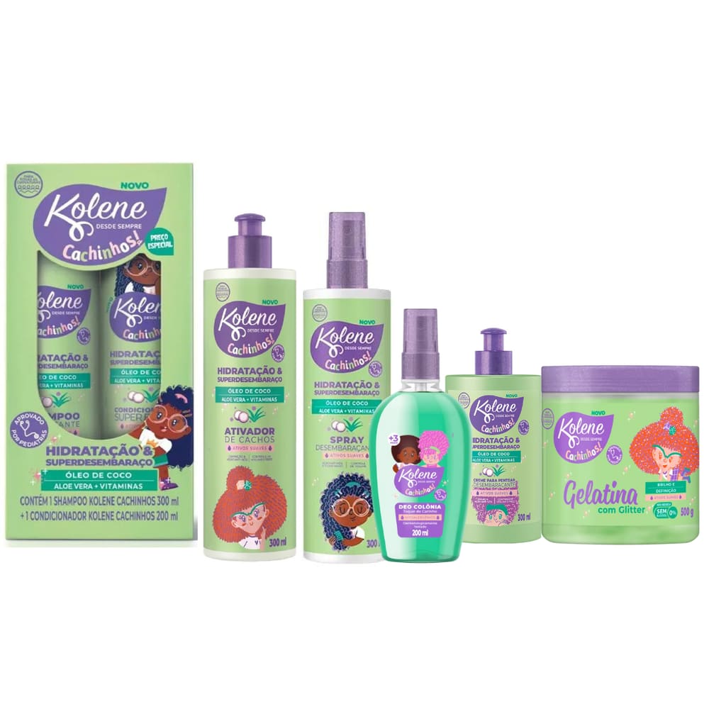 Kit Kolene Cachinhos 7 Itens