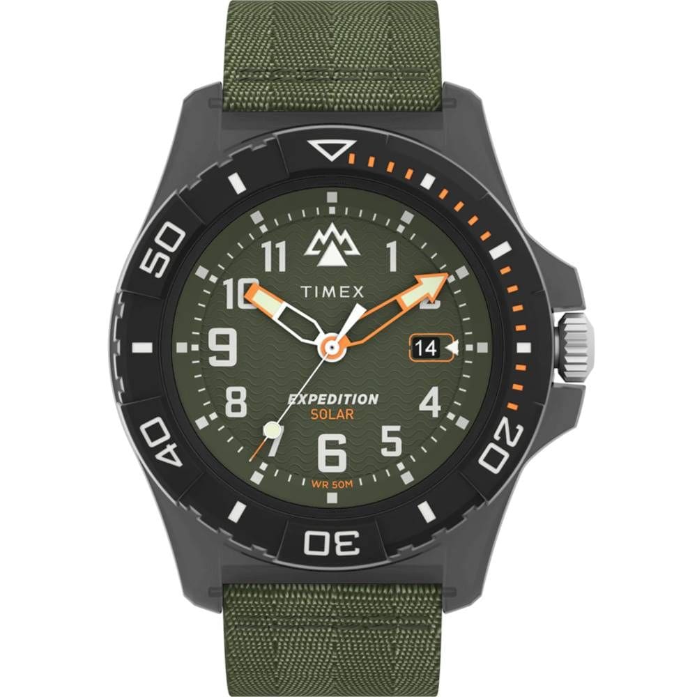Relógio Timex Masculino Ref: Tw2v40400 Expedition Solar Black