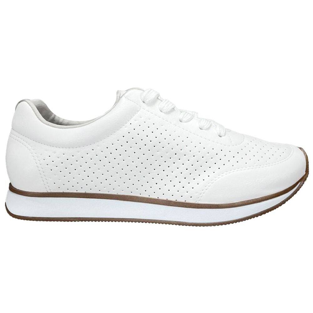 Tenis Via Marte Casual Feminino - Branco 17-16501