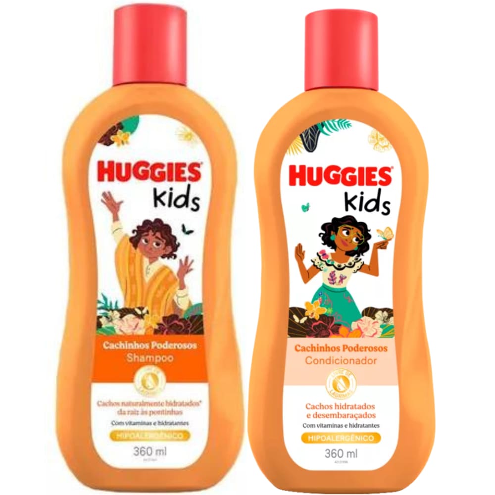 Shampoo e Condicionador Huggies Cachinhos Poderosos
