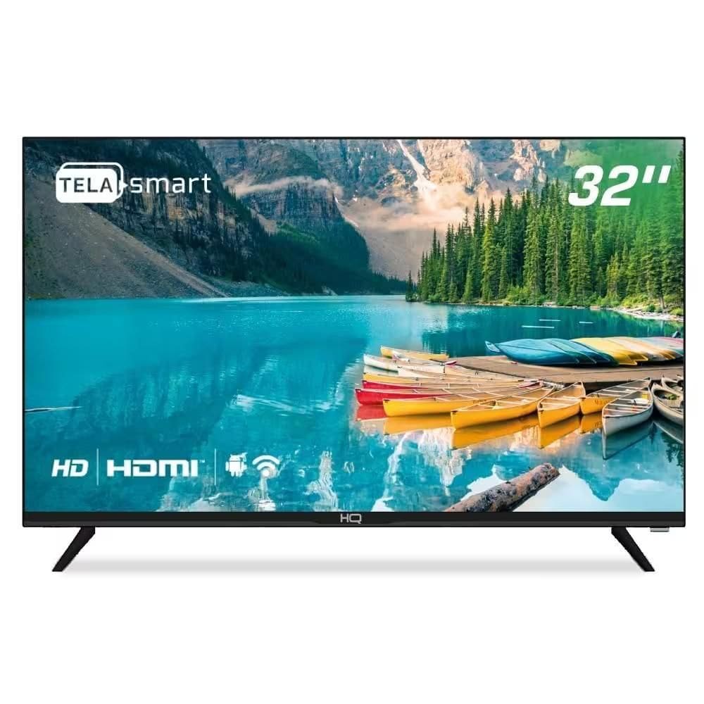 Smart TV HQ 32&quot; LED HD, HDR10, Conversor Digital, 3 HDMI, 2 USB, WI-FI, Android 11, Design Slim  HQ