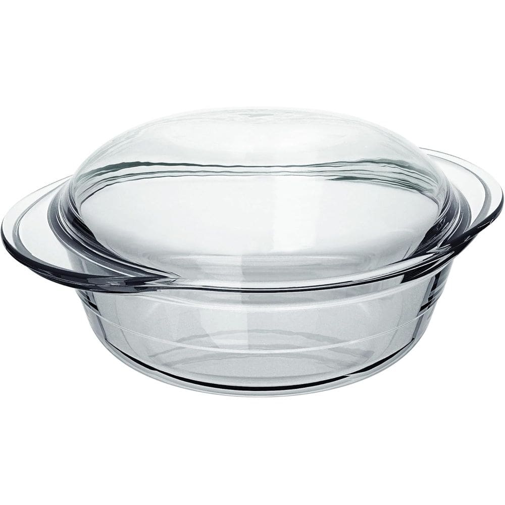 Travessa Forno Redonda Vidro 20cm 1l Lasanheira Armazenar
