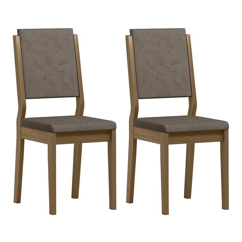 Conjunto 2 Cadeiras Carol - New Ceval