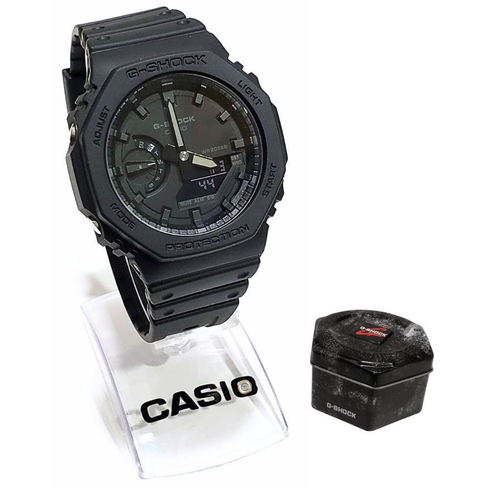 Relógio Casio Masculino G Shock Anadigi Preto GA-2100-1A1DR