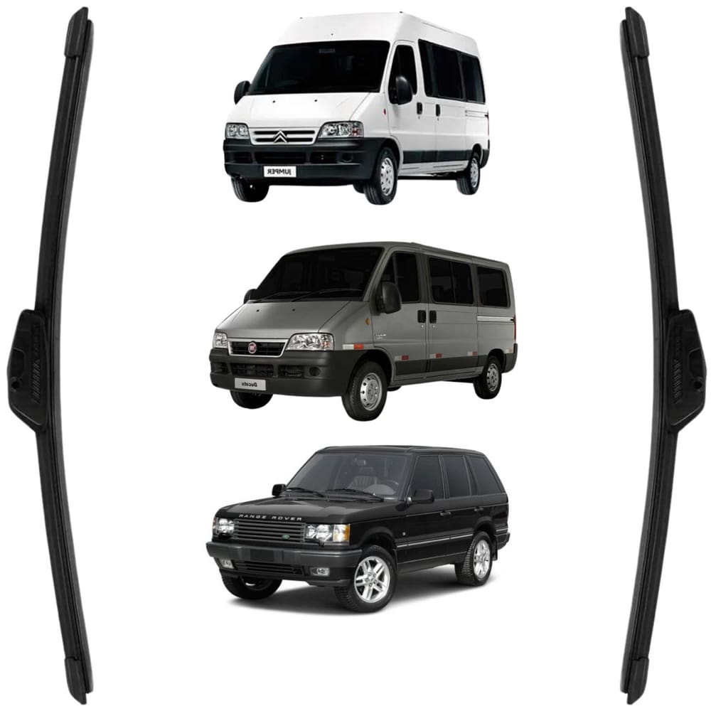 Par Palheta Aerofit Dianteira Bosch Fiat Ducato 1994 A 2012