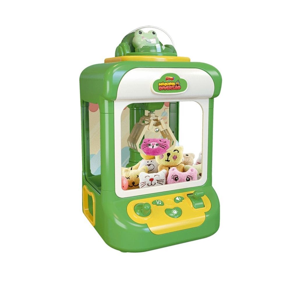 Brinquedo Mini Máquina Verde de Agarrar Bichinhos -Zoop Toys