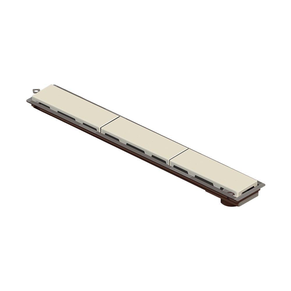 Ralo Linear Novii Seco 4230 75cm Saída na Extremidade com Tampa Bege