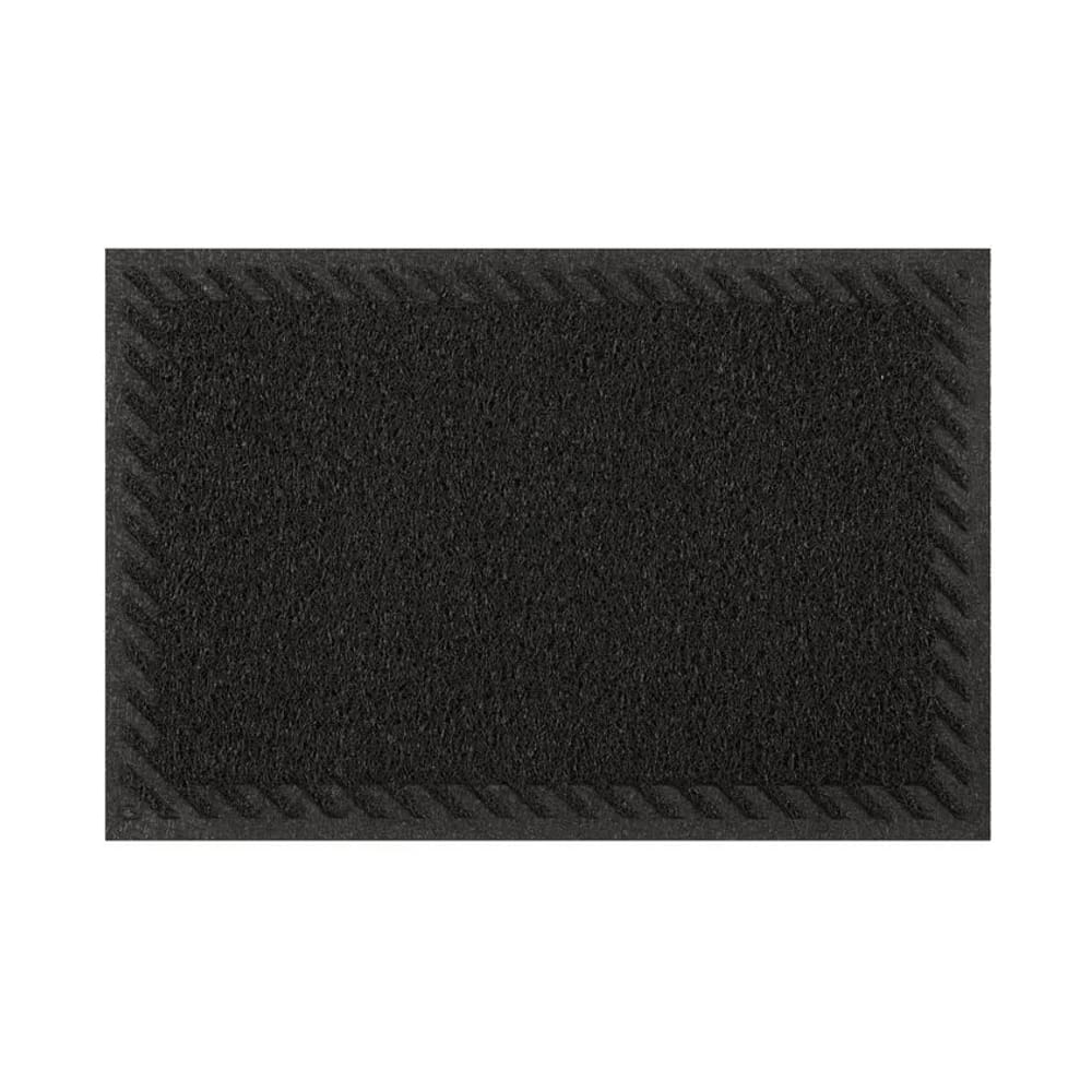 Tapete de Entrada Vinil Elite 40cm x 60cm Preto Kapazi 017301BRE03