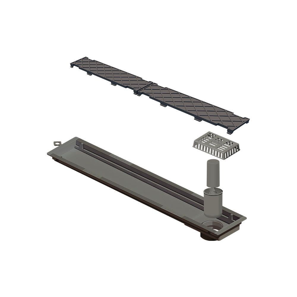 Ralo Linear Novii Sifonado 6086 50cm Saída na Extremidade com Tampa Oculta